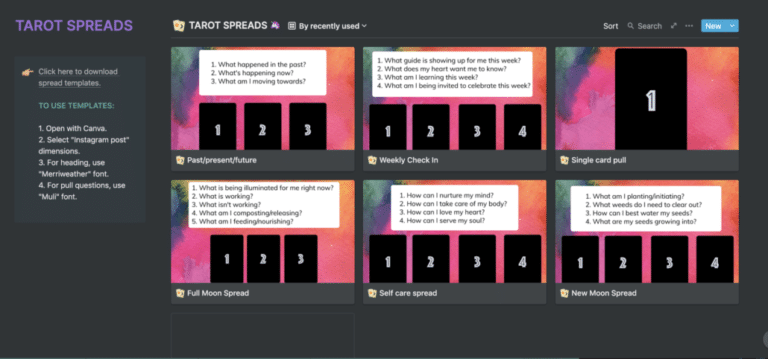 Tarot Spreads 768x359