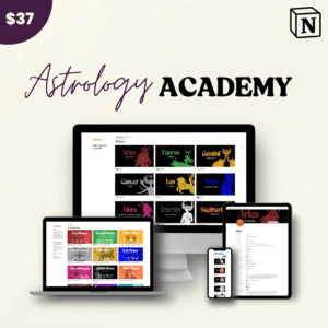The Universe in Your Pocket Notion Astrology Dashboard